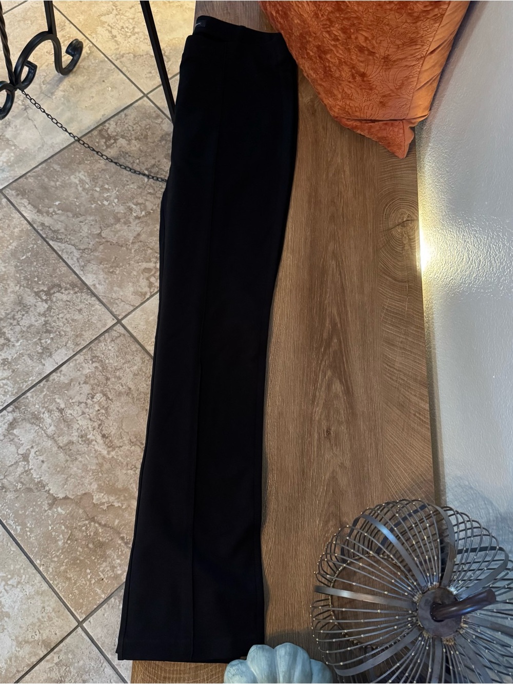 Banana Republic Black Straight-Leg Trousers